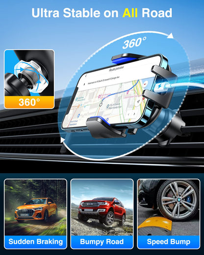 VANMASS portable electronic device mount — true military-grade suction and clip