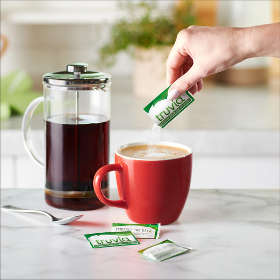 Truvia natural sweetener — natural sugar substitute in convenient carton format