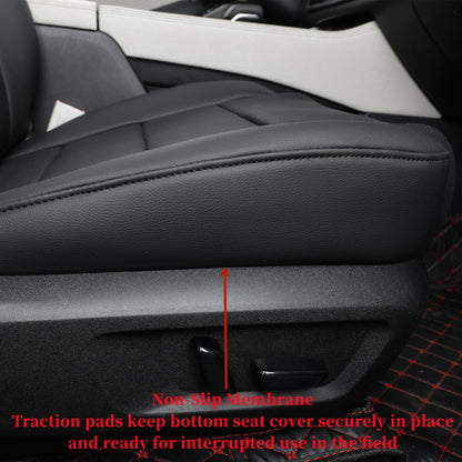 coverdream seat covers - waterproof leather for 2020-2025 Nissan Sentra full set black
