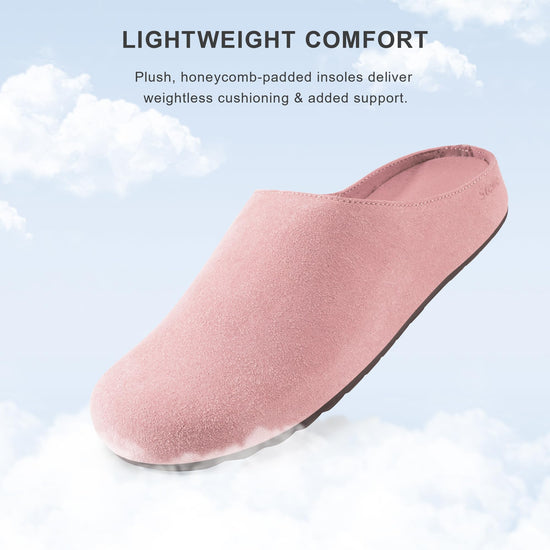 Stelle clogs - Arch support suede cork footbed sandals for women and men
