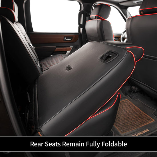 EKR Wrangler seat covers - Custom fit leather covers for Jeep Wrangler 4XE 2023-2025