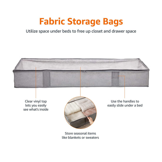 Storage bag — zippered design by Amazon Basics