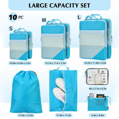 Storage bag — Lightweight compression packing cubes for travel