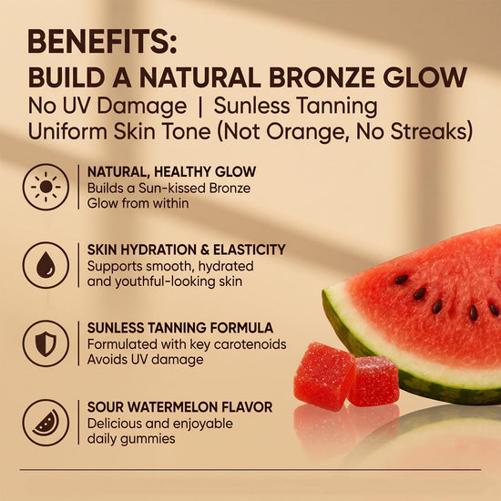 Tanning Gummies – Supports Healthy-Looking Skin, Daily Routine