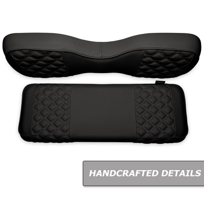 MODZ RC golf cart rear seat covers - Black base