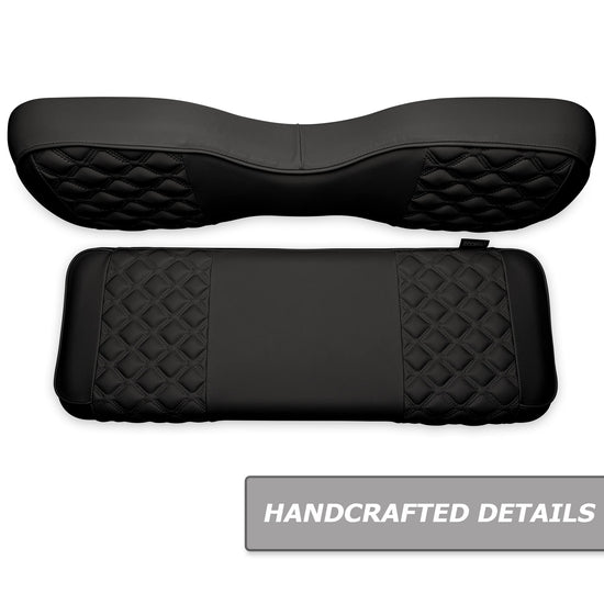 MODZ RC golf cart rear seat covers - Black base