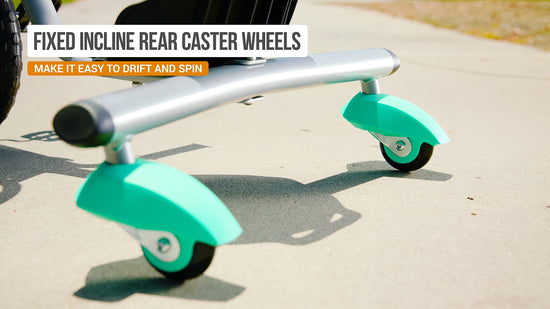 Razor RipRider 360 mini — 360 degrees spinning caster trike with adjustable seat