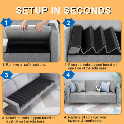 LAVEVE couch cushion support — heavy duty solid wood boards for sagging seats