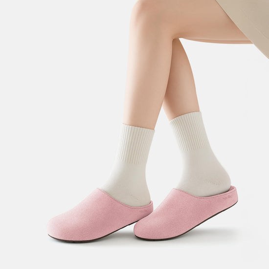 Stelle clogs - Arch support suede cork footbed sandals for women and men