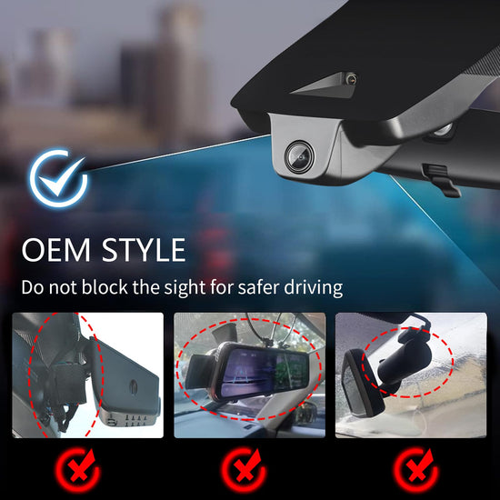 Portable electronic device mount — Mangoal front 4K and rear 1080p dash cam for Toyota RAV4 2022-2025 Model B with GPS and 128GB card