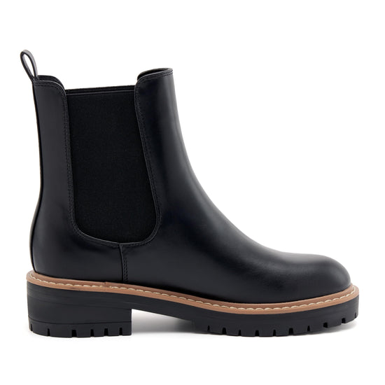 vodvob women's chelsea boots - fashion slip on ankle booties with chunky block heel
