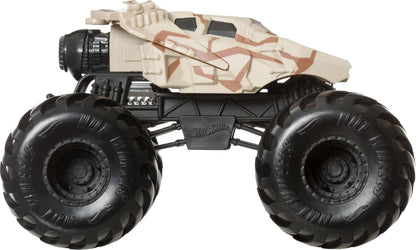 Hot Wheels monster trucks — oversized vehicles with big wheels and monster designs