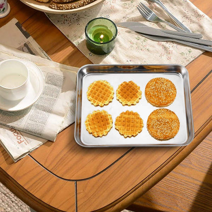 Wildone sheet pan - stainless steel with cooling rack set 2 sheets and 2 racks