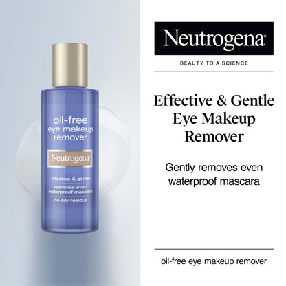 Neutrogena skin cleaning agent — oil-free eye makeup remover and cleanser