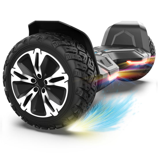 Gyroor Warrior self balancing electric vehicle with Bluetooth speakers and LED lights