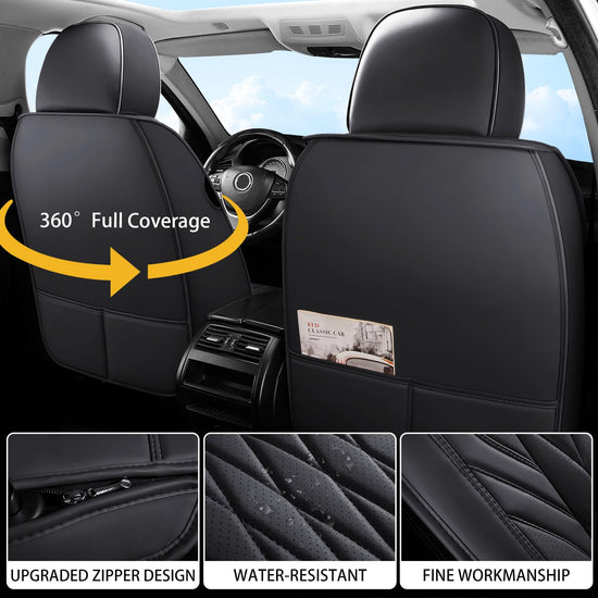 WELLDO vehicle seat covers — Waterproof non-slip design with thick cushion