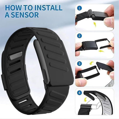 ZOXITY Silicone Wristband Compatible with Whoop 5.0/Whoop MG Band