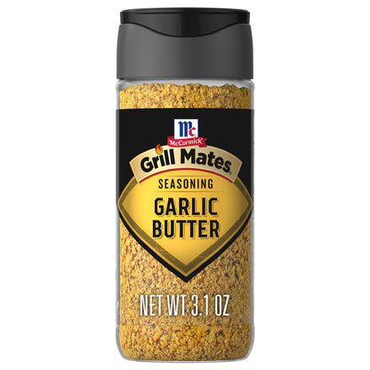McCormick Grill Mates garlic butter seasoning — rich garlic flavor in a convenient blend