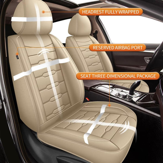AOMSAZTO vehicle seat cover — Custom fit faux leather for 2011-2019 Ford Flex
