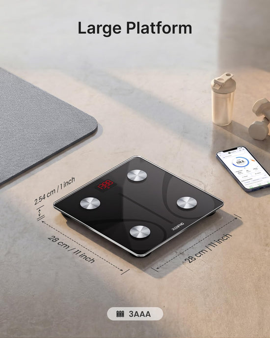 RENPHO smart scale — Bluetooth body fat and composition monitor with app