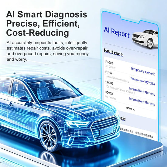 OBD2 Scanner AI Diagnostic Tool Engine/ABS/SRS/Trans/Battery Test