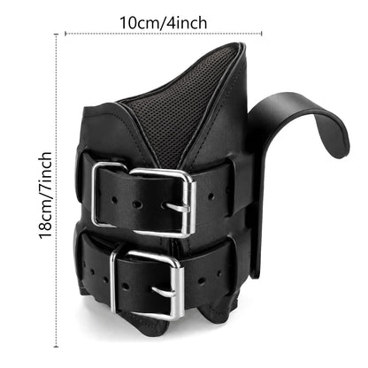 Elezenioc Mesh Anti Gravity Inversion Boots for Hanging Upside Down,Inversion Boots for Inversion Decompression Stretching and Abdominal Exercise,Strength Training Inversion Equipment for Home Gym