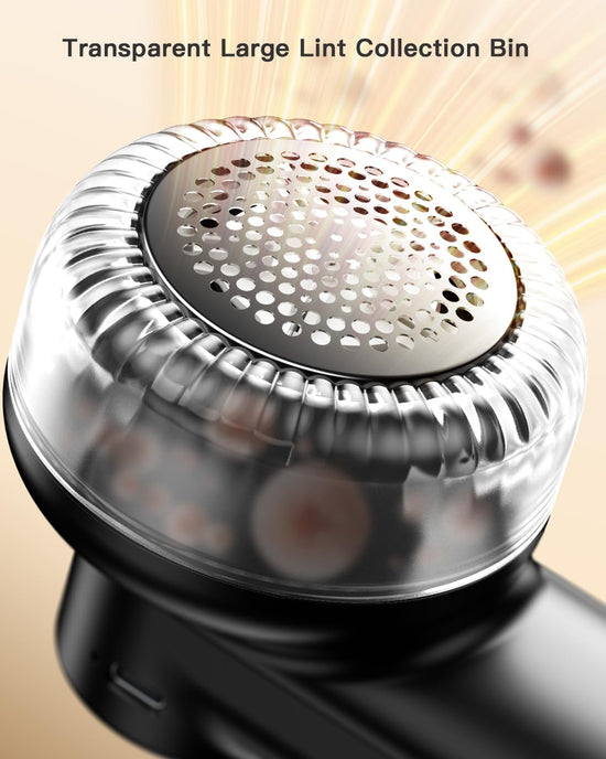 coldSky lint remover — Rechargeable with digital display and safety lock