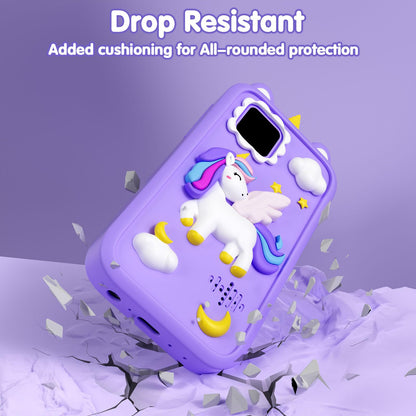 Pretend play toy — 2.8 touchscreen kids smart phone with dual cameras and games