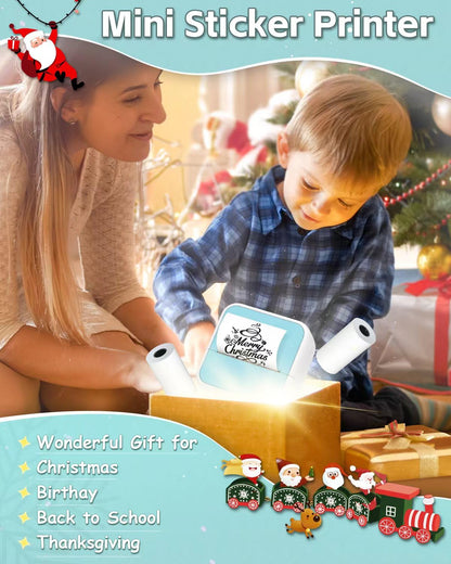 Anycash sticker printer - Bluetooth inkless mini printer for iPhone and more