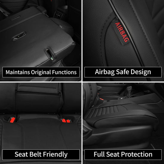EKR Forester seat covers - custom fit leather for Subaru Forester & Hybrid 2025