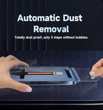 SCREEN_PROTECTOR — Auto dust-elimination and bubble free for iPhone 13/14 and 13 Pro 6.1 inch