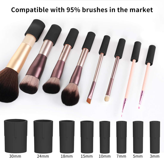 Senbowe makeup brush cleaner and dryer machine — electric automatic spinner with rubber collars