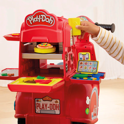 Play-Doh pizza delivery scooter playset — large ride-on toy for preschoolers