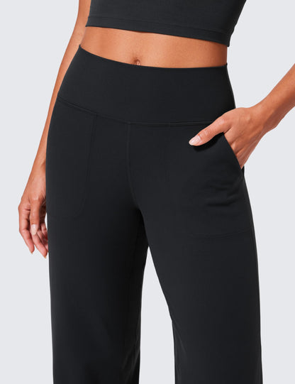 CRZ YOGA wide leg pants - Buttery soft high waisted with pockets 29/31/33 sizes