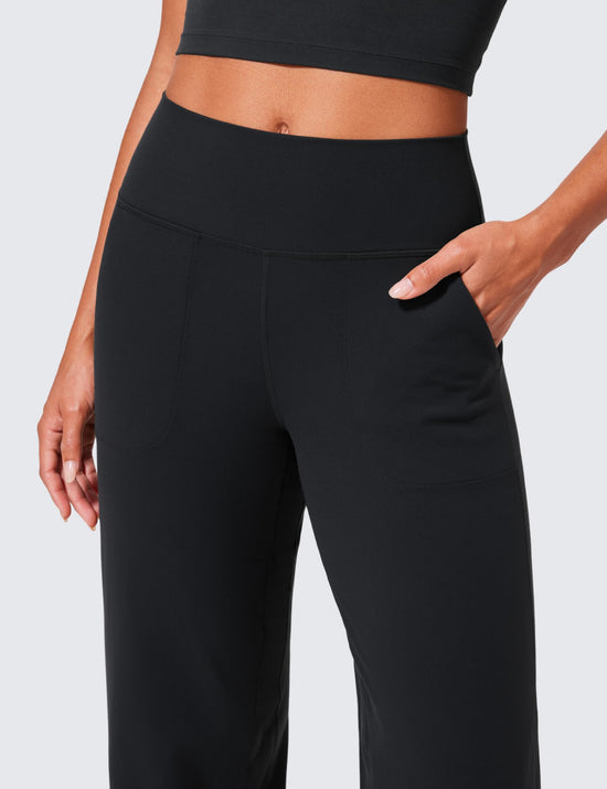 CRZ YOGA wide leg pants - Buttery soft high waisted with pockets 29/31/33 sizes