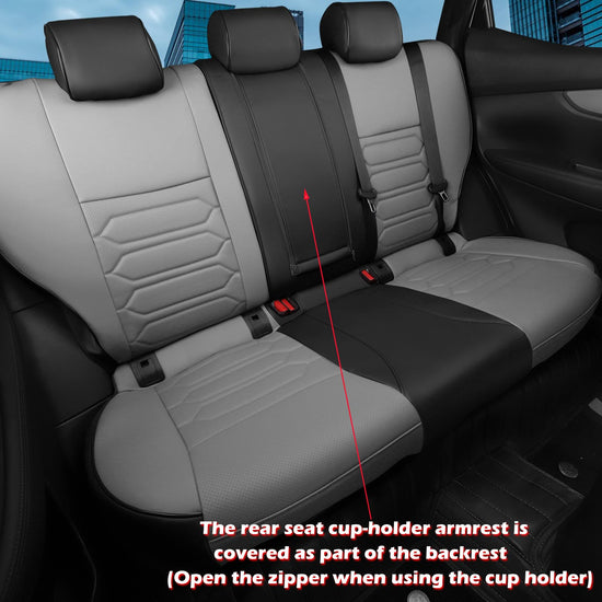 HKZ vehicle seat covers — Custom fit for Nissan Rogue 2021-2026 (non-hybrid & sport)