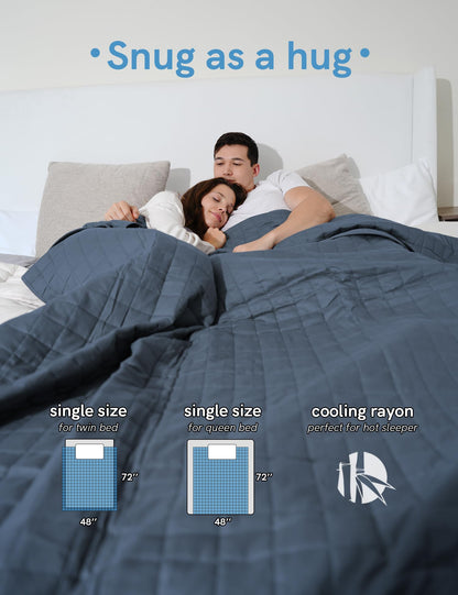 YnM bamboo weighted blanket - designed for comfort and relaxation.YnM bamboo weighted blanket - designed for comfort and relaxation.