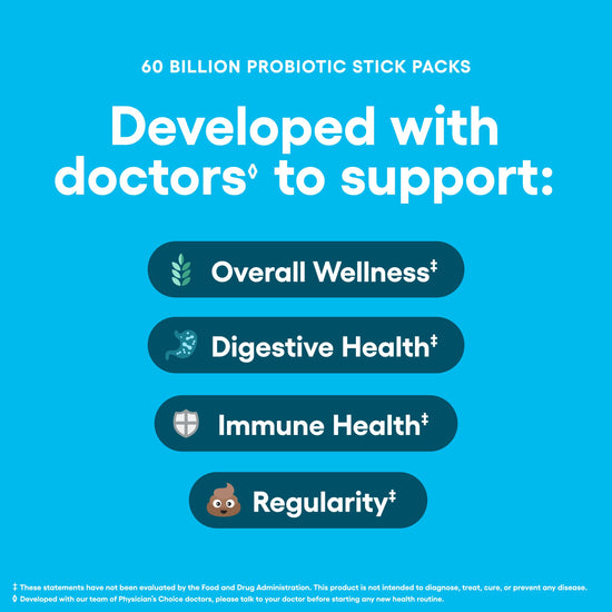 Physician's CHOICE probiotic and digestive enzyme - gut health support