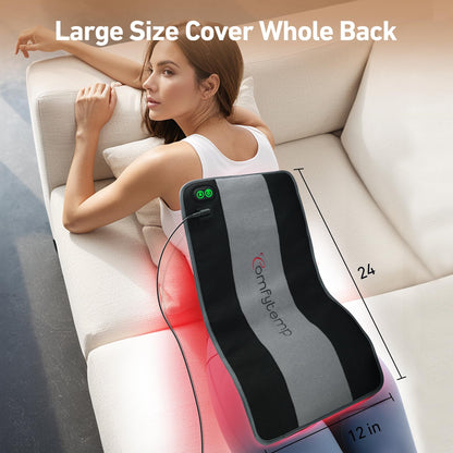 Comfytemp light therapy pad with app and button controller for body relief