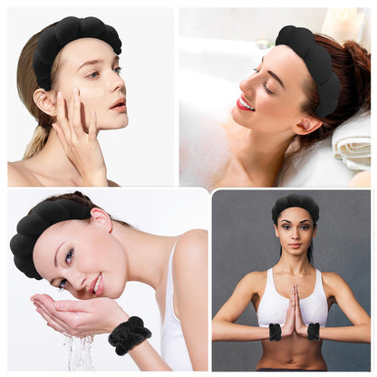 Hairband — Soft and non-slip design for makeup and skincare routines