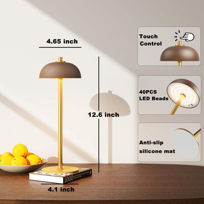JONEMO cordless table lamp — rechargeable design