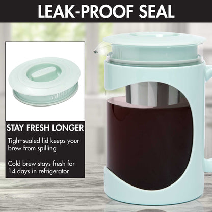 Primula Burke cold brew coffee maker — durable glass carafe with comfort grip handle