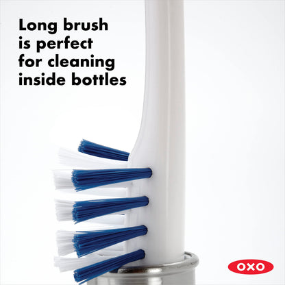 OXO cleaning brush — insulated tumbler with cleaning kit