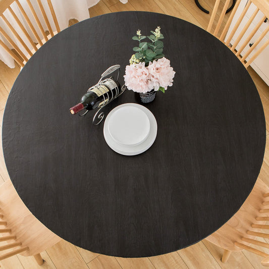 LIBERECOO round fitted tablecloth - Waterproof and stain-resistant design