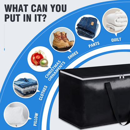 BlissTotes storage bags — heavy duty with zippers and sturdy handles