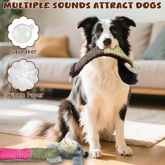 MeetYooo pet toy — No stuffing design for large aggressive chewers