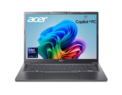 Notebook computer — Acer Aspire 14 with Intel Core Ultra 5 processor and 14 display
