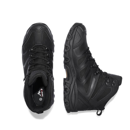 NORTIV 8 men's ankle high waterproof hiking boots - lightweight outdoor footwear.