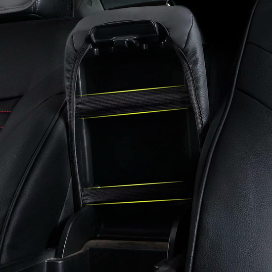 AOMSAZTO console covers for 2018-2024 Ford EcoSport with black stitches