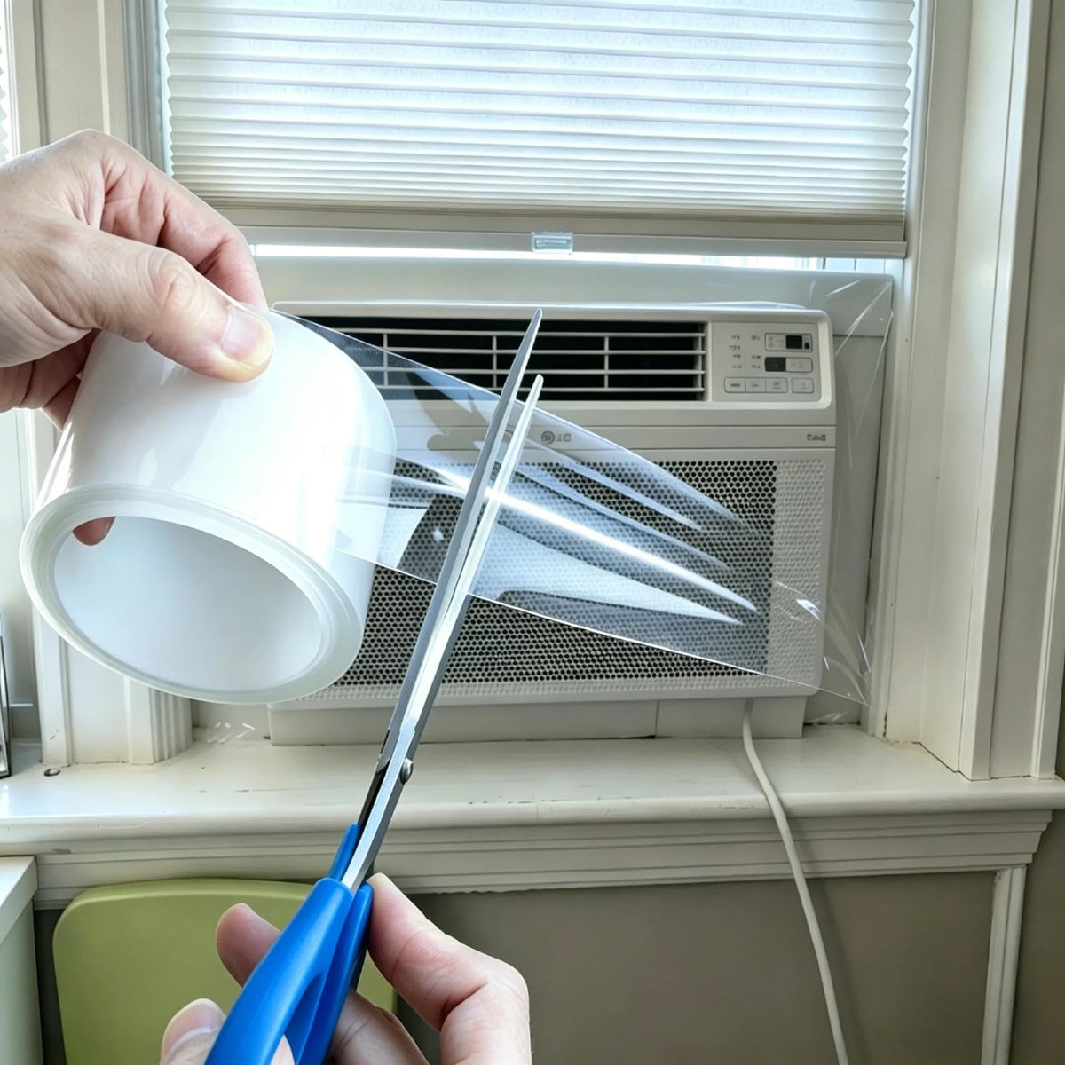 Transparent window weather stripping — residue-free clear insulation tape for doors and windows